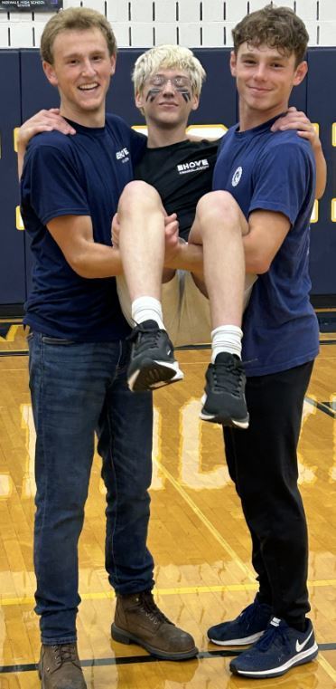 This week is Homecoming Spirit Week at NHS. The seniors were the overall winners of the spirit relays Moday night.  The sophomores won the tug of war competition.