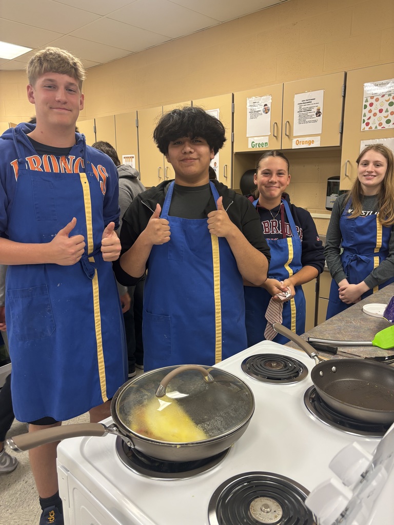 Students in Foods classes did a great job making omelets last week!