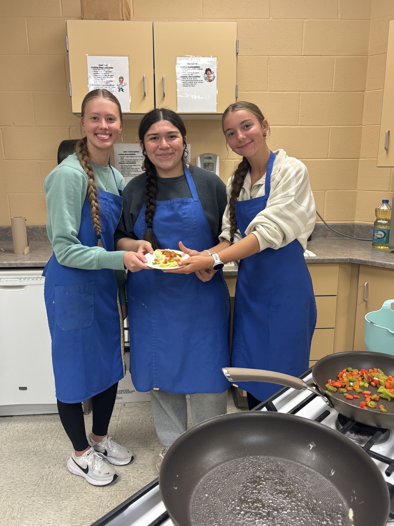Students in Foods classes did a great job making omelets last week!