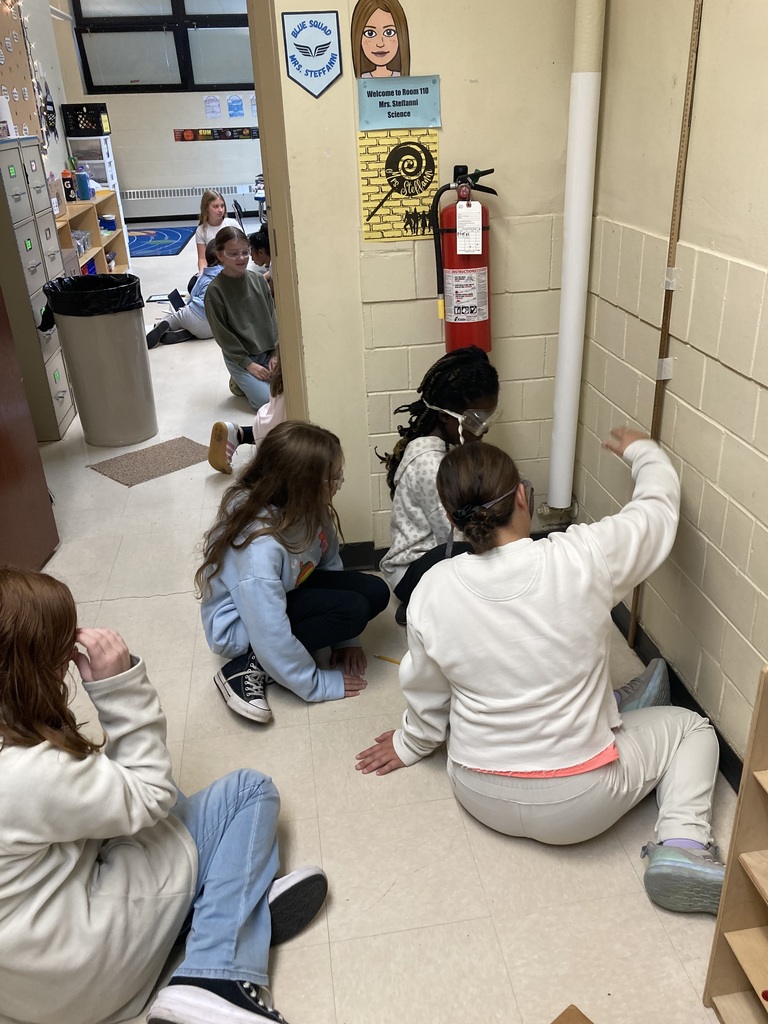 Check out these 5th Grade Blue Squad Scientists. Students chose what they would like to test while practicing the steps of the scientific method.