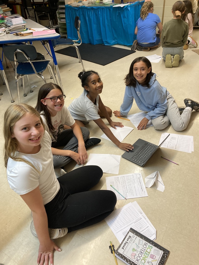 Check out these 5th Grade Blue Squad Scientists. Students chose what they would like to test while practicing the steps of the scientific method.