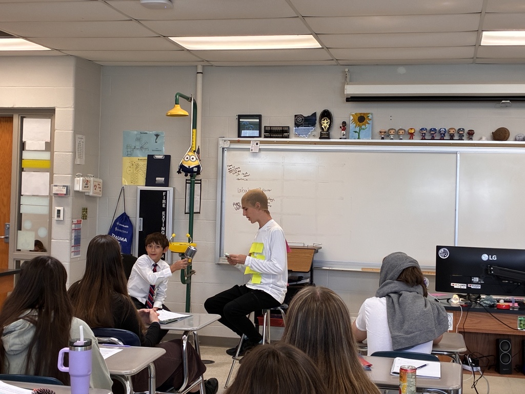 Students from Mr. Whaley's Honors Biology class interviewing scientists whose failures led to changes in society.  Some of these include Percy Spencer's invention of the microwave, Thomas Edison's invention of the lightbulb, Marie Curie's discovery of Radium & Polonium.  