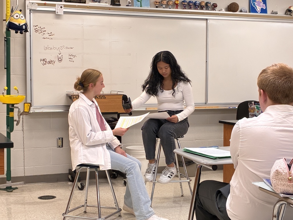 Students from Mr. Whaley's Honors Biology class interviewing scientists whose failures led to changes in society.  Some of these include Percy Spencer's invention of the microwave, Thomas Edison's invention of the lightbulb, Marie Curie's discovery of Radium & Polonium.  