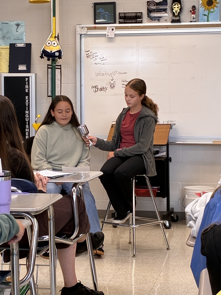 Students from Mr. Whaley's Honors Biology class interviewing scientists whose failures led to changes in society.  Some of these include Percy Spencer's invention of the microwave, Thomas Edison's invention of the lightbulb, Marie Curie's discovery of Radium & Polonium.  