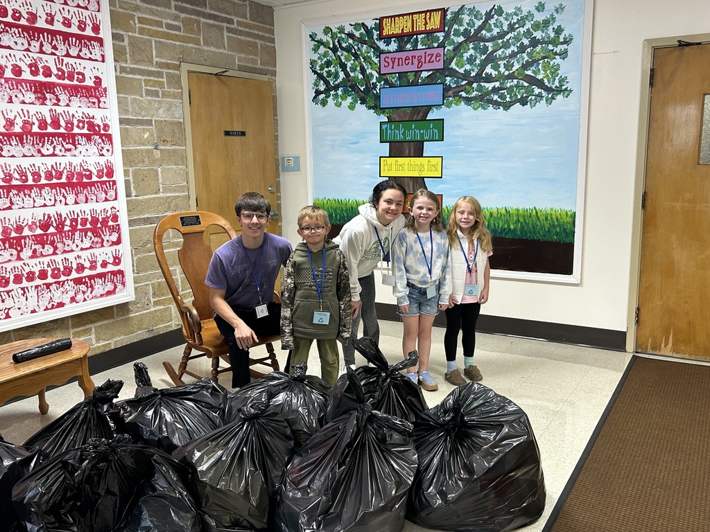 This week at Maplehurst Elementary students from Mrs.Cannon’s class are leading the school. Coen Malyj greets students as they enter the building. Layne Scott and Kylie Rios helped Mr. Moore do the announcements. Ellie Gray, Ivy Groves and Anesly Mazariegos collected the recycling with the help of TLC students Gavin, Emerson and Zavi.