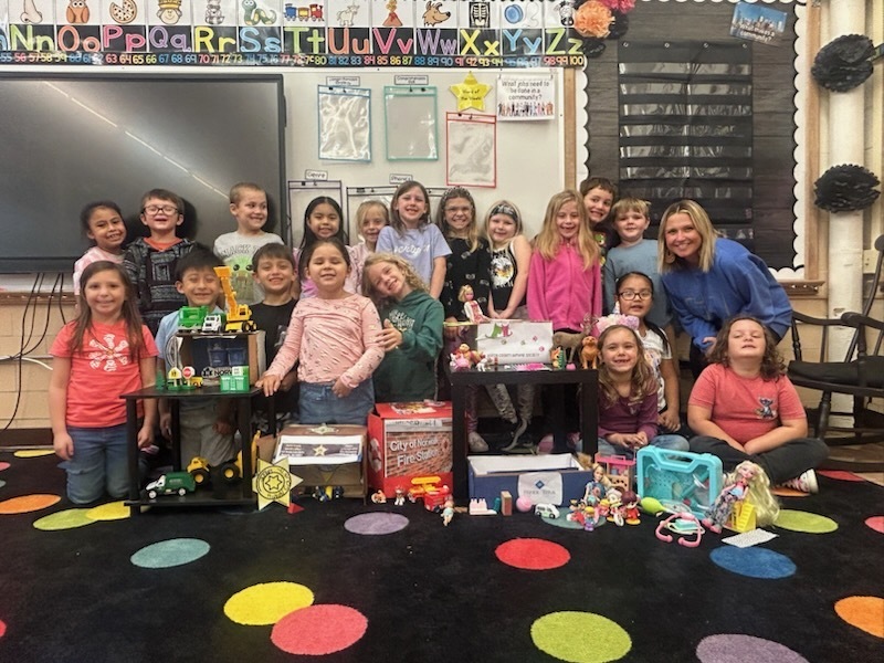 Mrs. Cannon's 1st grade students at Maplehurst Elementary School spent the week learning about community helpers and even created their own cardbox box community buildings! A big thank you to our special visitors who brought their learning to life:  Mike Conney - Huron County Sheriff's Office Kristin Sabbato - Fisher Titus Registered Nurse Nick Shullick - Norwalk Sanitation Department  Dan Strayer and Kevin McGraw - Norwalk Fire Department Michelle Mancuso - Huron County Humane Society   Our students loved learning how these community helpers keep Norwalk safe, clean, and cared for! 