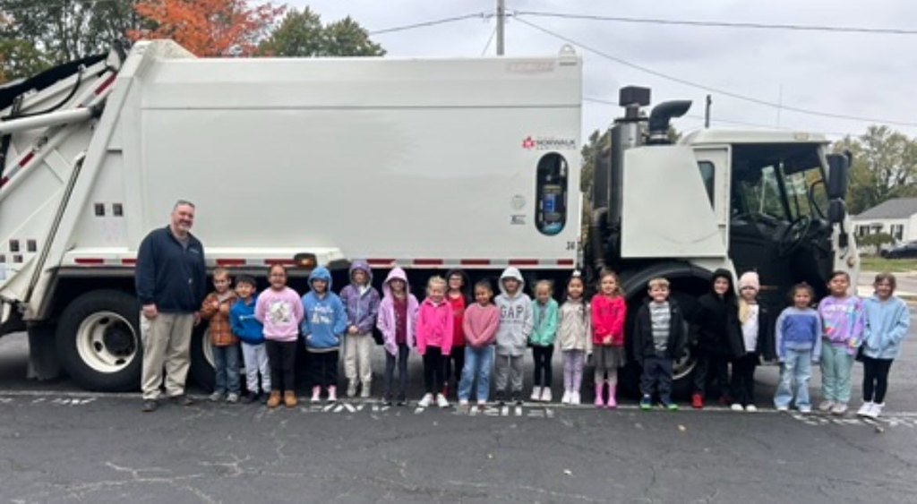 Mrs. Cannon's 1st grade students at Maplehurst Elementary School spent the week learning about community helpers and even created their own cardbox box community buildings! A big thank you to our special visitors who brought their learning to life:  Mike Conney - Huron County Sheriff's Office Kristin Sabbato - Fisher Titus Registered Nurse Nick Shullick - Norwalk Sanitation Department  Dan Strayer and Kevin McGraw - Norwalk Fire Department Michelle Mancuso - Huron County Humane Society   Our students loved learning how these community helpers keep Norwalk safe, clean, and cared for! 
