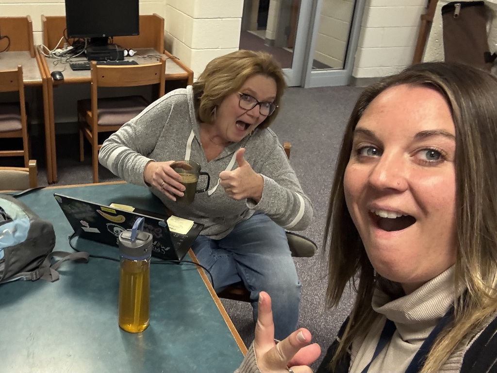 Main Street Staff working diligently during Professional Development Day!