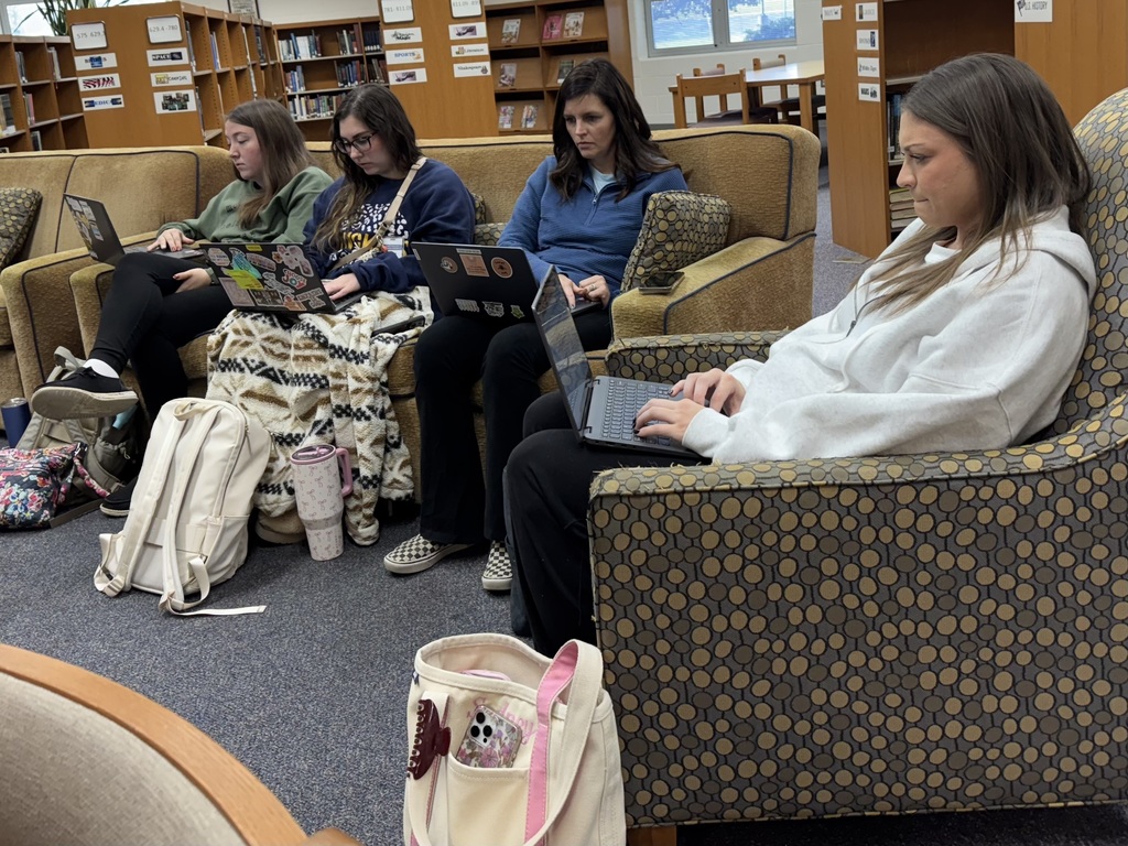 Main Street Staff working diligently during Professional Development Day!