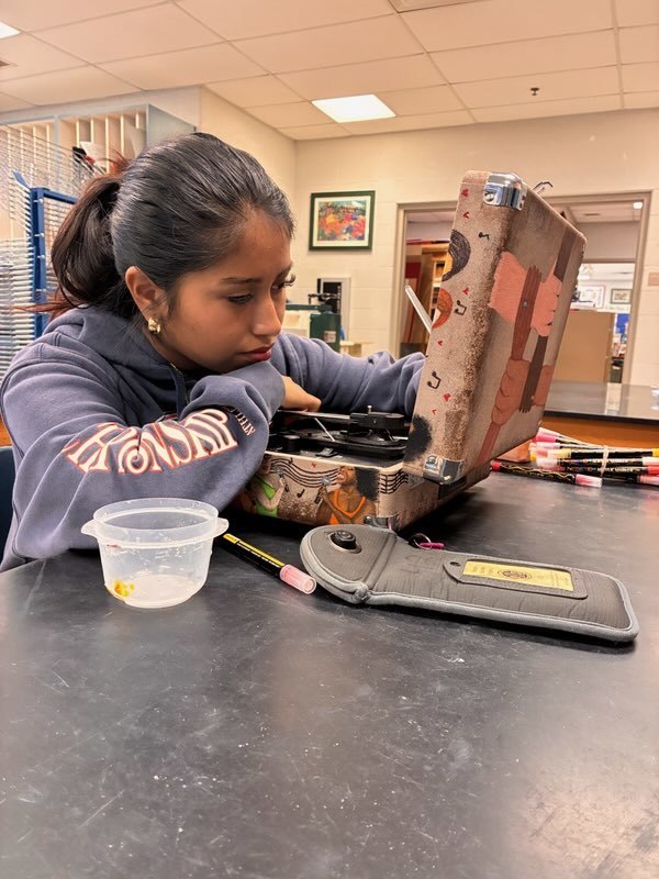 Check out what the NHS art department has been working on for a contest with Crosley Custom Record player.  Students in Mrs. Hipp's Painting and Ms. Boyer's Advanced Drawing Banded together to design the record player. We are going to need your help Starting November 3rd-7th with daily voting so we can win our region to get in the finals.   You can help right now...every like on this post also counts as a vote!  #CrosleyCustomCruiser2025