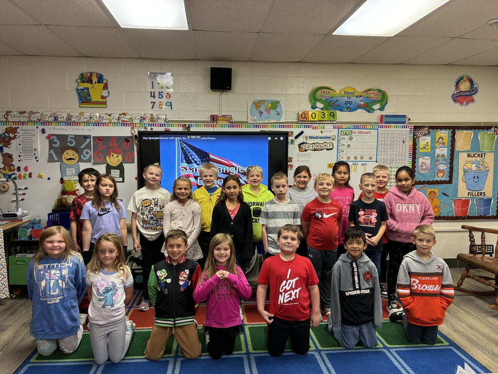 Pleasant Students  made cards and colored a picture for a veteran that was deployed.