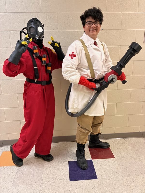 Halloween costumes and fun at NHS today!