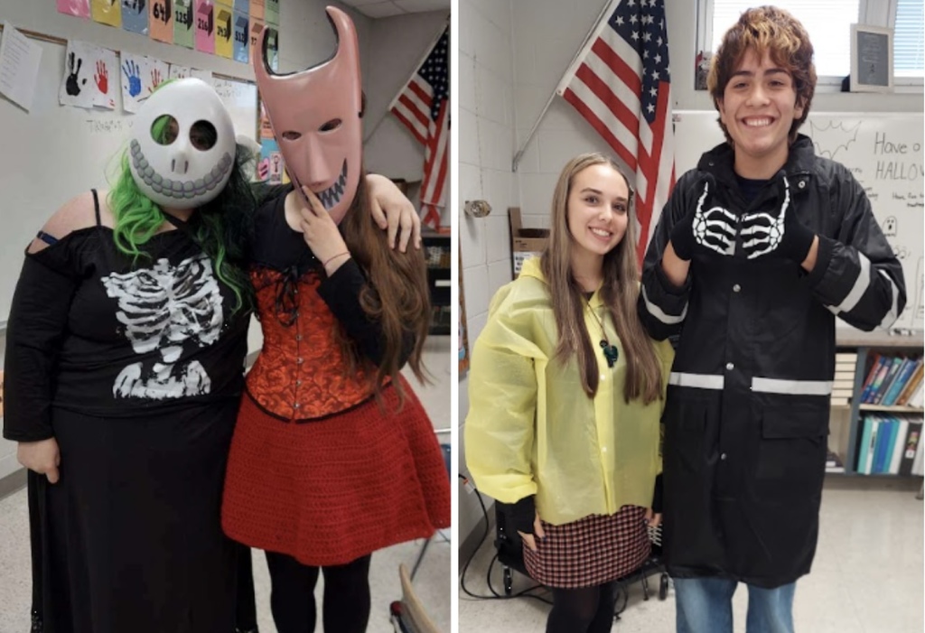 Halloween costumes and fun at NHS today!