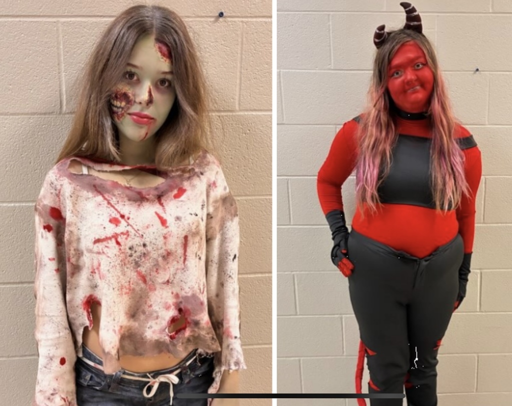 Halloween costumes and fun at NHS today!