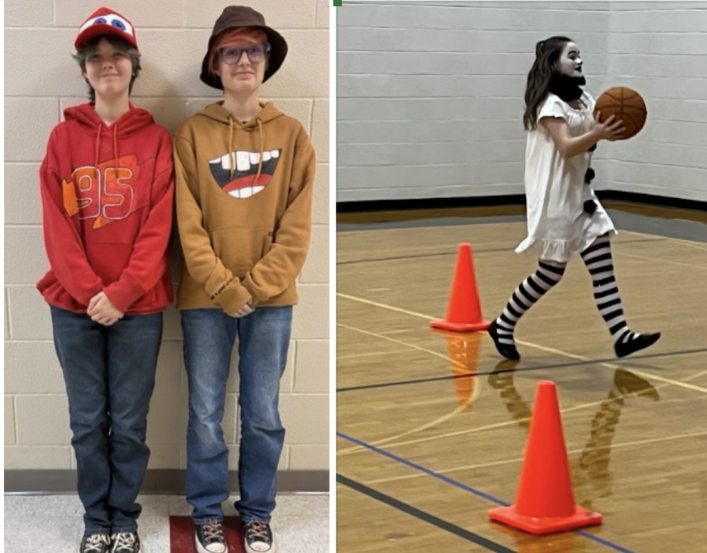 Halloween costumes and fun at NHS today!