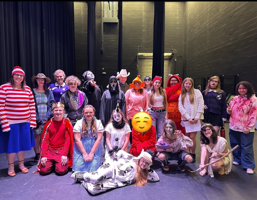 Halloween costumes and fun at NHS today!