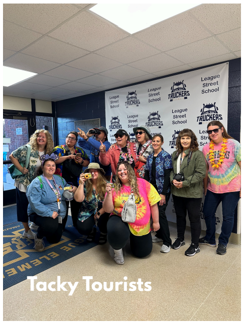Last week, our League Street staff showed off their creativity during Underground Teacher Spirit Week! 🎉 From “Unlikely Professions” on Monday to “Zoom Day” Friday, each theme brought plenty of laughs and camaraderie — including all-black Tuesday, student look-alike Wednesday, and our favorite tacky tourists on Thursday! Great work to our amazing staff for bringing the fun, teamwork, and underground energy all week long!