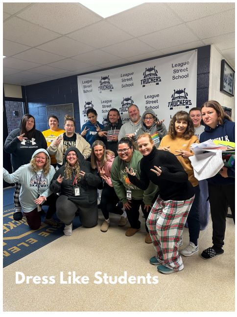 Last week, our League Street staff showed off their creativity during Underground Teacher Spirit Week! 🎉 From “Unlikely Professions” on Monday to “Zoom Day” Friday, each theme brought plenty of laughs and camaraderie — including all-black Tuesday, student look-alike Wednesday, and our favorite tacky tourists on Thursday! Great work to our amazing staff for bringing the fun, teamwork, and underground energy all week long!