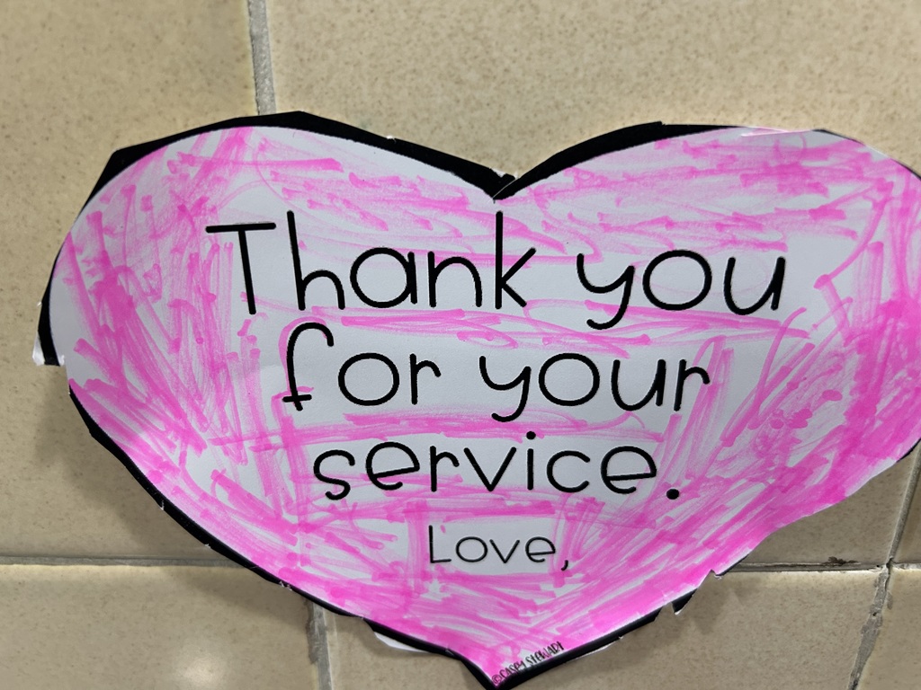 Maplehurst Elementary is ready to honor Veterans on Tuesday. The students have worked hard to decorate the school to welcome the Veterans. All Veterans are welcome to come and visit with the students during our lunch times, 11:00-12:30, come and stay as long as or as little as you can. Thank you for your service.