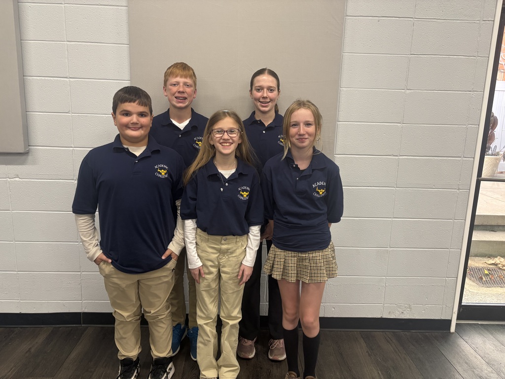 Norwalk Middle School seventh grade academic challenge team: front row: Teddly Filpo, Lily Rockwell, Kellynn Marshall back row: Eli Schmidt, Lexi Schmidt