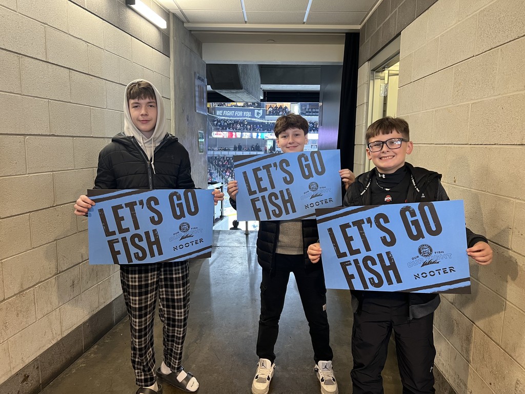 Students at League St. got to celebrate good grades and behavior for the 1st quarter by attending a Walleye game in Toledo on Wednesday!