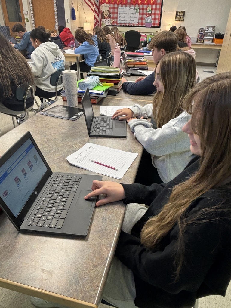 Students in Mrs. Schlotterer’s Independent Living classes have been working on a grocery shopping on a budget project. They have to plan 3 days worth of healthy meals and “shop” online at Walmart, while staying within their allotted budget. Several students were shocked at how fast the grocery bills added up!
