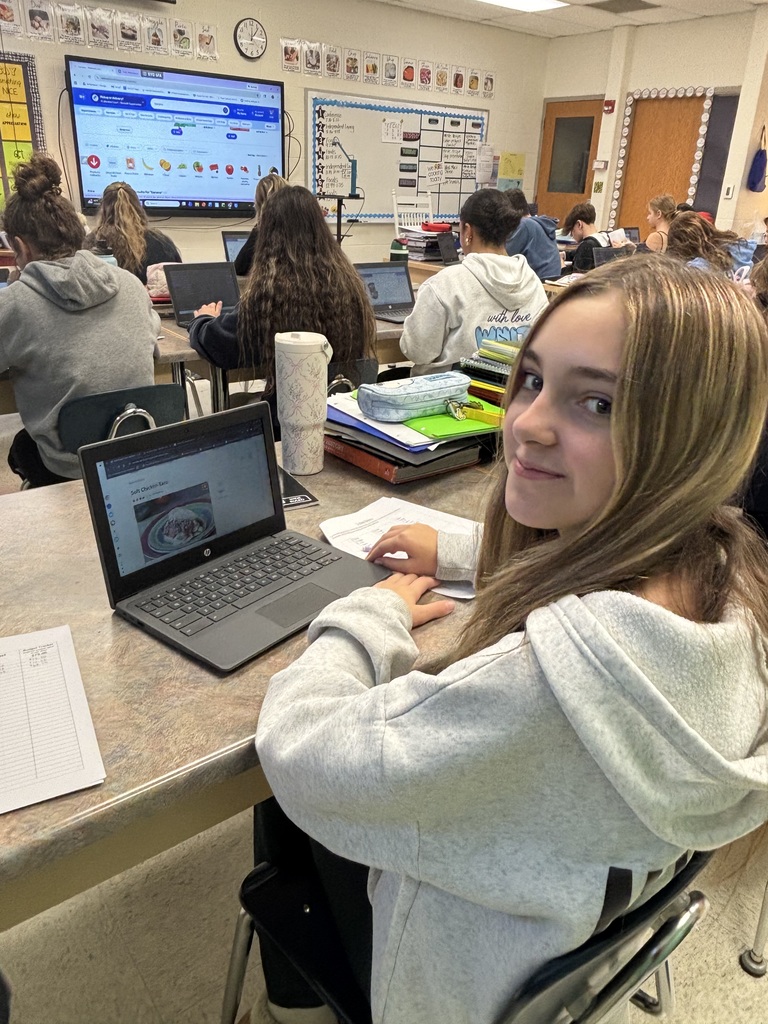 Students in Mrs. Schlotterer’s Independent Living classes have been working on a grocery shopping on a budget project. They have to plan 3 days worth of healthy meals and “shop” online at Walmart, while staying within their allotted budget. Several students were shocked at how fast the grocery bills added up!