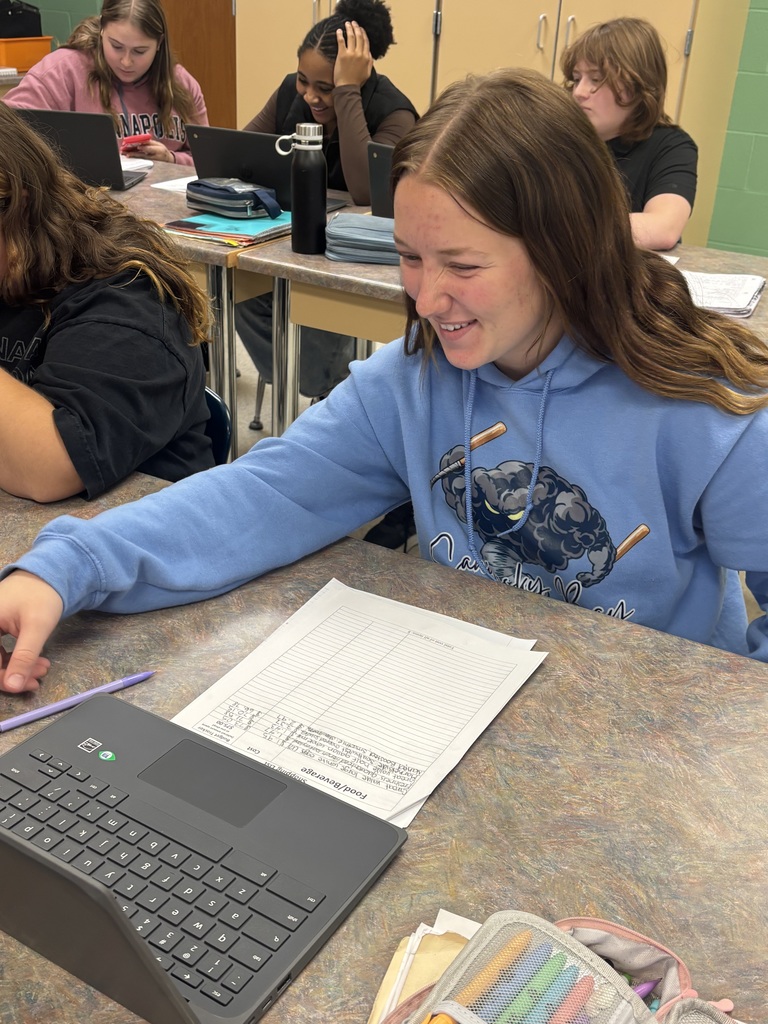 Students in Mrs. Schlotterer’s Independent Living classes have been working on a grocery shopping on a budget project. They have to plan 3 days worth of healthy meals and “shop” online at Walmart, while staying within their allotted budget. Several students were shocked at how fast the grocery bills added up!