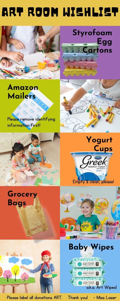 Art Room Wish List