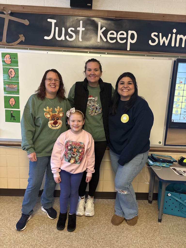 As part of the staff twelve days of Christmas at Maplehurst, Friday December 5th was Devon day! Staff wore their favorite Devon shirts! Devon has been an educational assistant with Norwalk for many years, she is very creative and always coming up with new ideas. Devon can make shirts, sweatshirts, cups, cake pops, she does raffles on FB and permanent jewelry. She also creates shirts for kids! If you ever need anything be sure to look up Devon Schneiter! Thank you Devon for all you do.
