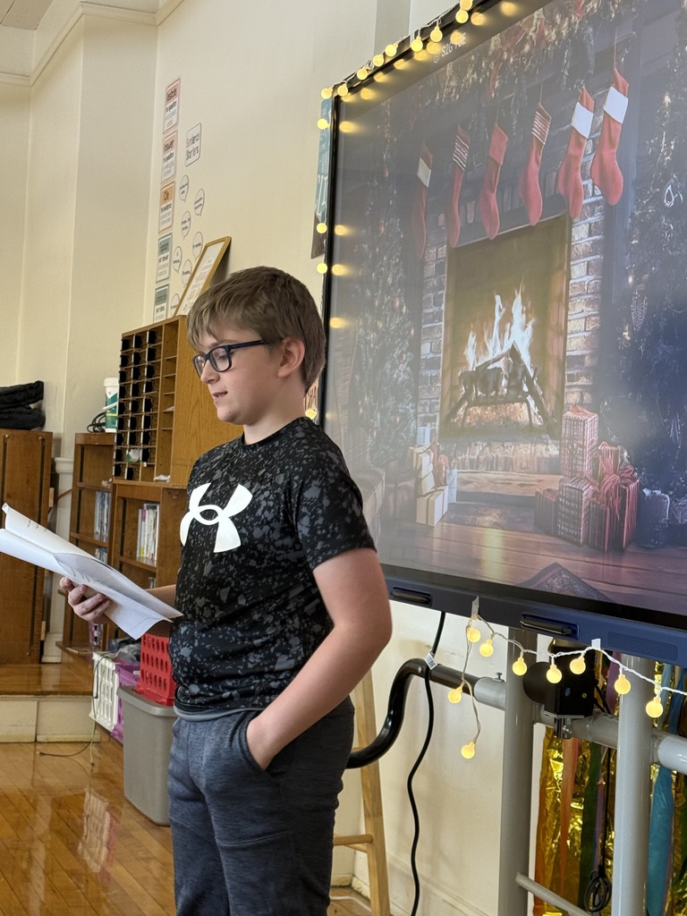 The students in Mrs. Montague’s room have been putting so much effort into creating their own winter stories! Today, we celebrated their hard work with a readers’ theater, and they did such a great job!