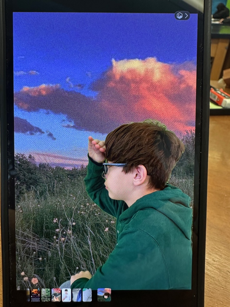 Middle Schoolers and Special effects Photo Project