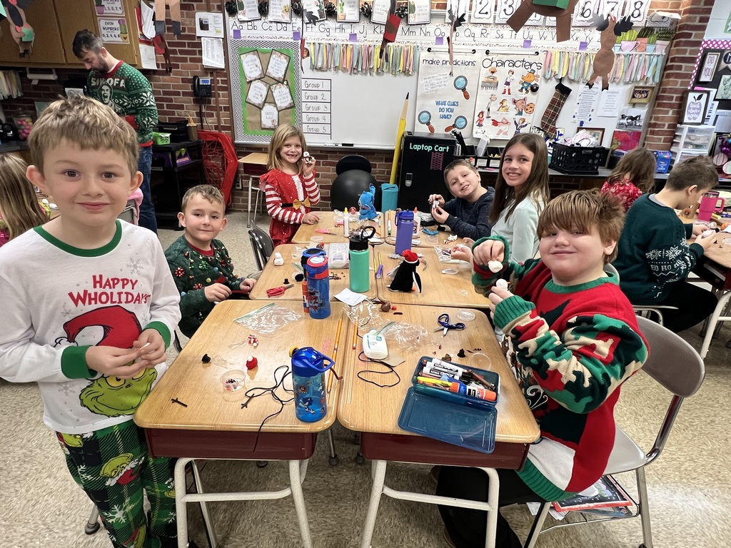 Second Graders are having some Christmas fun in Mrs. Gamble’s Classroom!