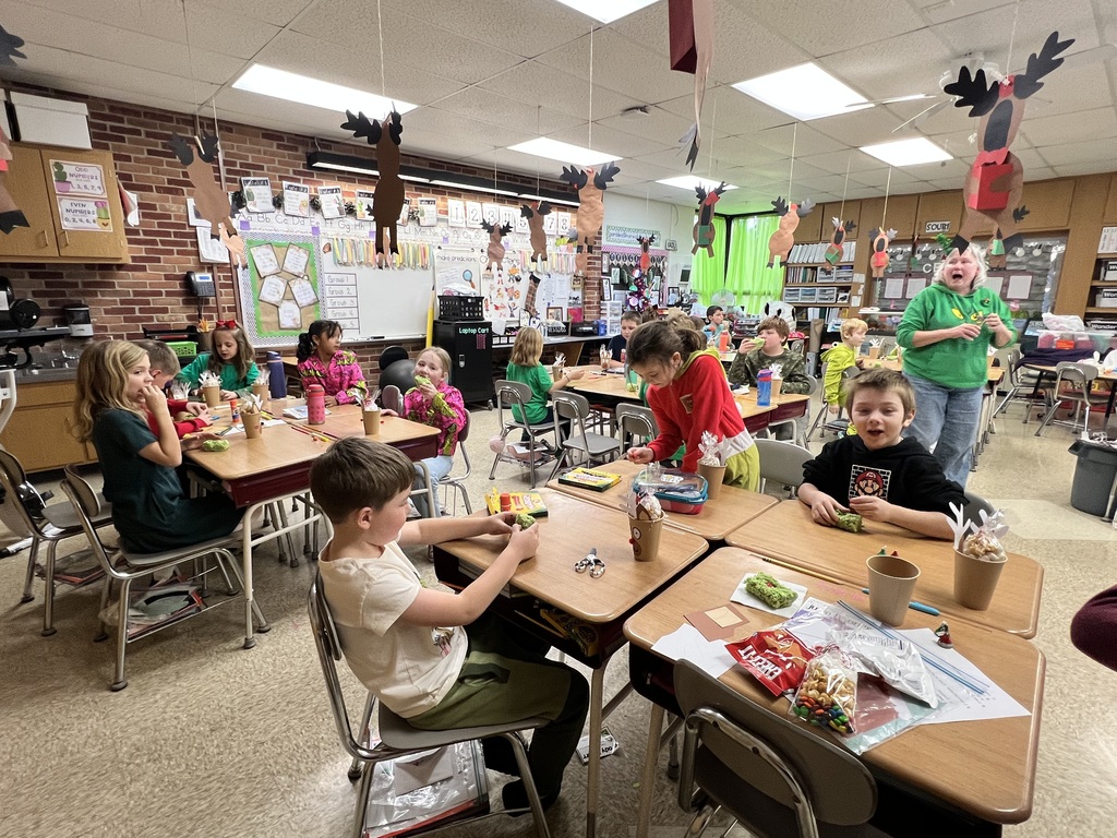Second Graders are having some Christmas fun in Mrs. Gamble’s Classroom!
