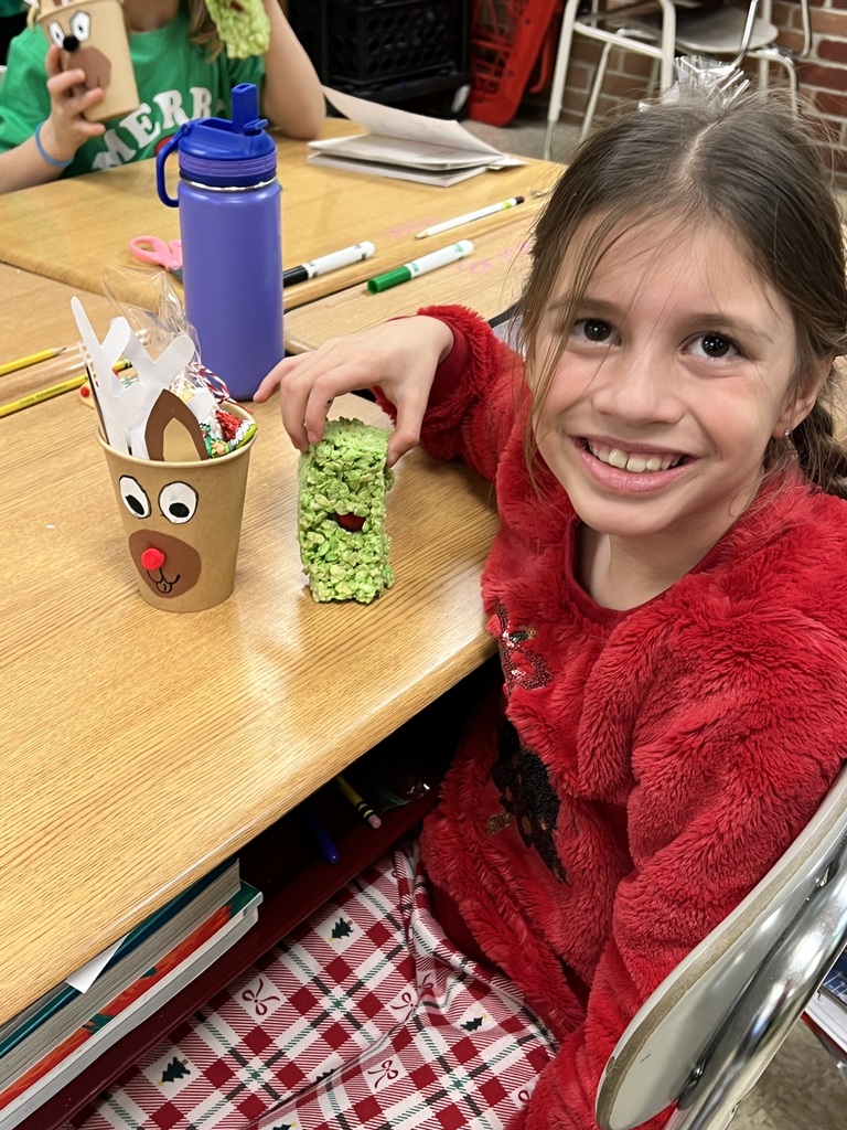 Second Graders are having some Christmas fun in Mrs. Gamble’s Classroom!