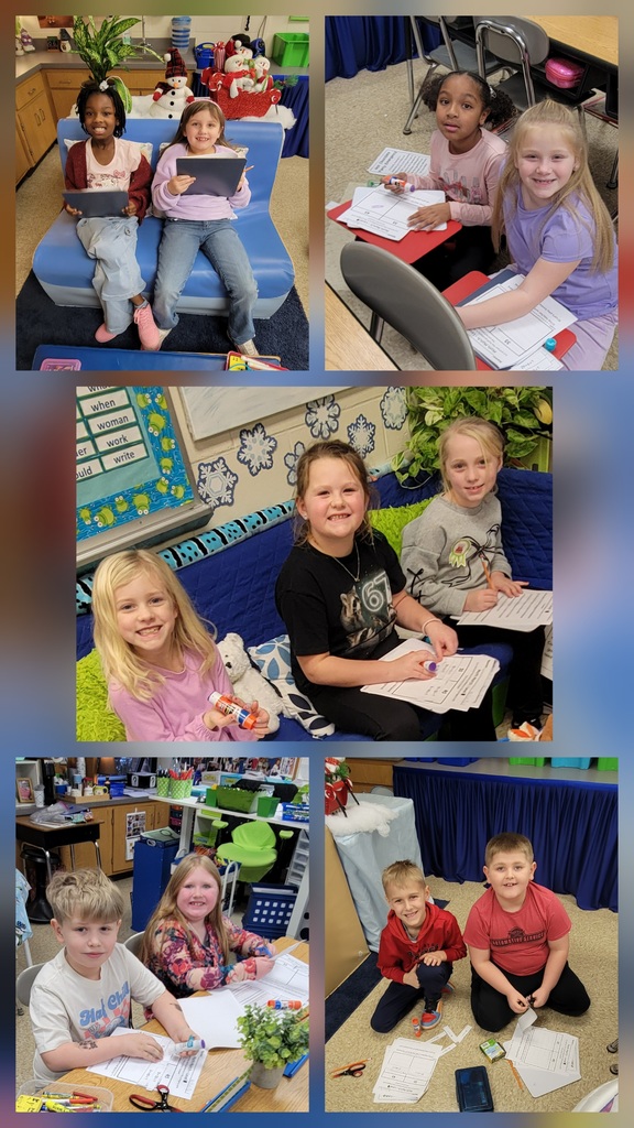 Second graders in Mrs. Kopfstein's class completed a series of academic challenges to earn the "ingredients" to make hot chocolate. Once everyone successfully completed each station, they were treated to a hot chocolate bar with lots of yummy toppings. What a fun way to start Quarter 3!