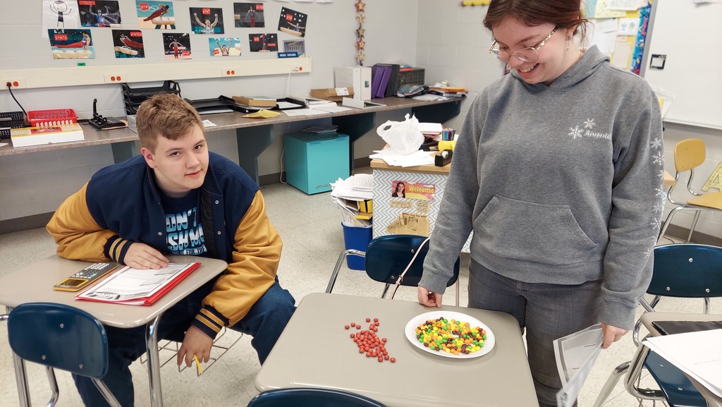 CCP Stats used Skittles to practice using different sampling techniques