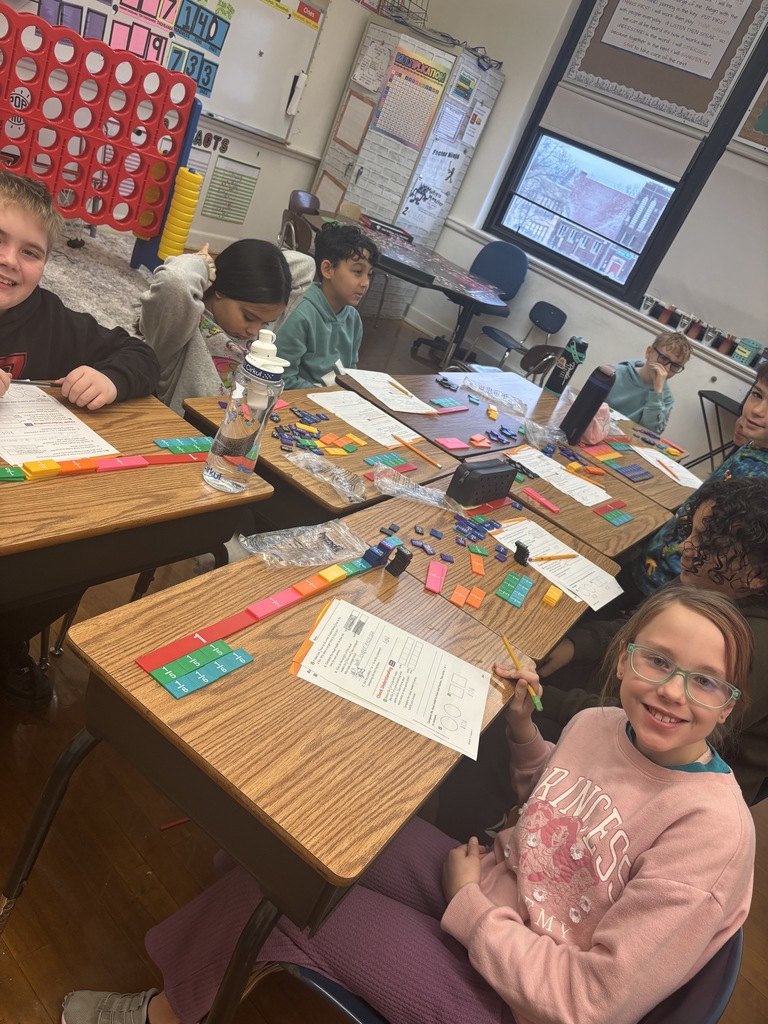Mrs. Baker’s class is learning about fractions! 😀
