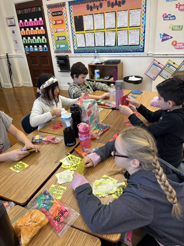 Mrs. Baker’s class is learning about fractions! 😀