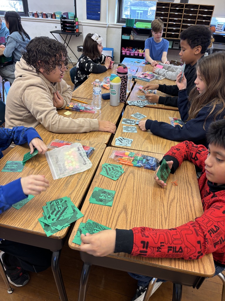 Mrs. Baker’s class is learning about fractions! 😀