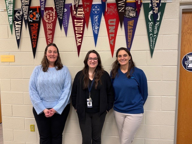 High School Counselors S. Stewart, J. Flynn, M. Sandor