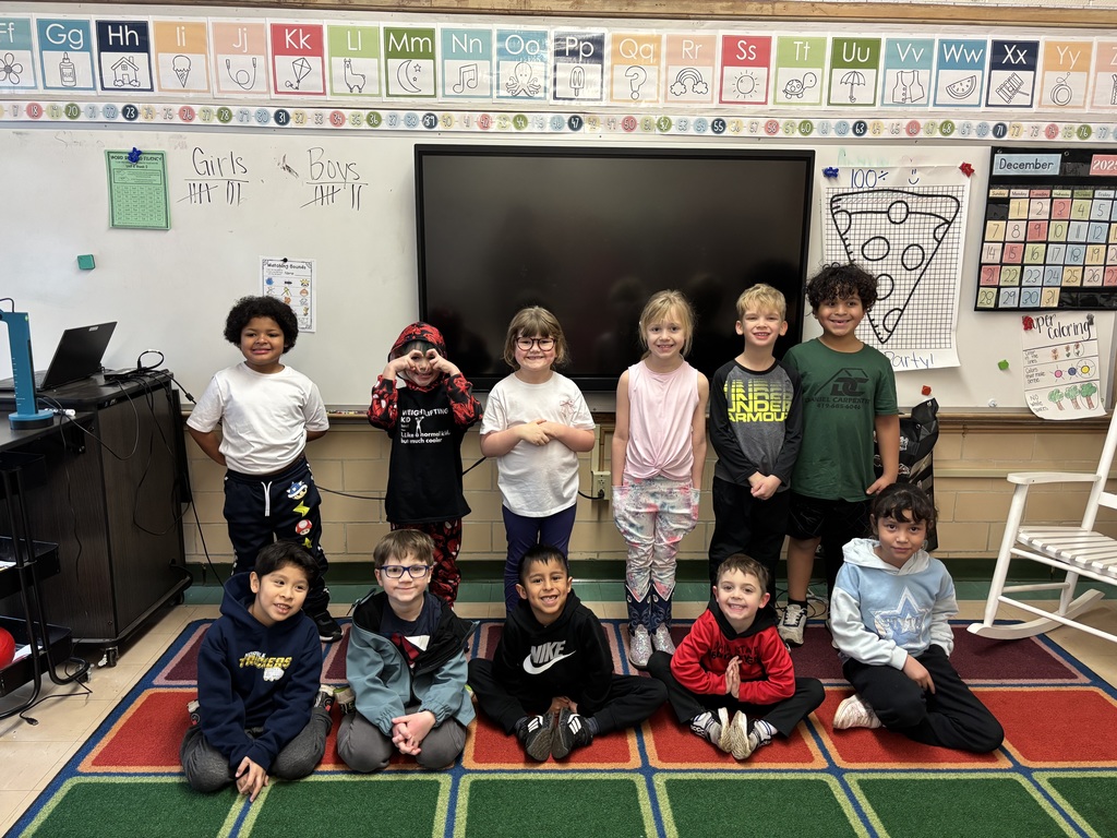 Maplehurst Elementary had workout Wednesday as part of the kindness spirit week.  Students were encouraged to wear their workout clothes and to get some exercise in to help keep their hearts healthy.  Kindergarten students in Miss Staley's class have really put in the effort to dress up each day!  Great job!