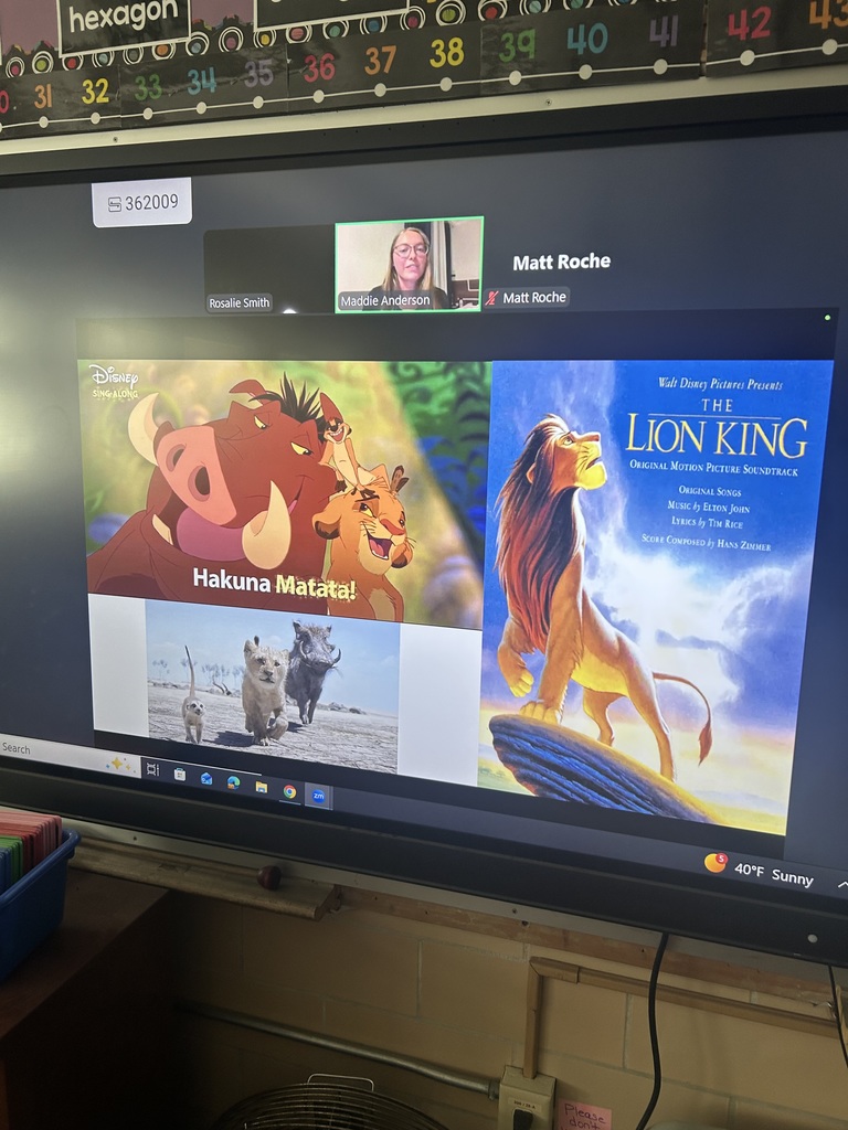 Maplehurst Elementary is celebrating right to read week with a theme of "book an adventure". Guest readers are coming in each day to read to the students in their classrooms. First grade students in Mrs. Kingsborough's class went on an adventure to Africa! Former Norwalk resident Maddie (Roche) Anderson lives in Africa with her husband. Maddie read to the students today via zoom from Africa.  Maddie read a story her dad wrote when she was little and her sister illustrated it. Because Africa is eight hours ahead of us, it was 10:30 at night there so Maddie shared pictures she had taken with the students.  She spoke to them about the weather, the landscape, the animals, the currency and the foods they eat.  The students were not excited about the idea of eating bugs-which is something people in Africa eat.  A student asked Maddie why they eat bugs and she responded that many people in Africa are poor and cannot afford to buy food and bugs are free.  The students were attentive and engaged and asked many good questions. We are grateful to have had this opportunity. 