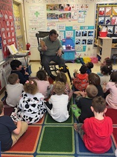 Maplehurst Guest Readers  on Thursday and Friday included: Principal Ken Moore, Director of Pupil Services Ratiba Stillman,  District representative Jenicka Reamer, Trooper Cole, Lt. Schowow, School resource office Mike Conney,  Firefighter Adam Butler and central office secretary Kim McConegly. Maplehurst Staff and students want to send a big thank you to all who came to read this week, your time with us was appreciated. 