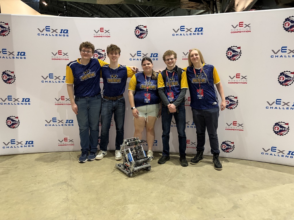 NERD Nation teams 3264E, 3264K, 3264T, & 3264X competed at the 2026 Ohio State VEX Robotics State Championships on March 6 & 7 at the National Museumn of the US Air Force in Dayton, Ohio.  Congrats to all teams for qualifying and to 3264T for their Judges Award.  