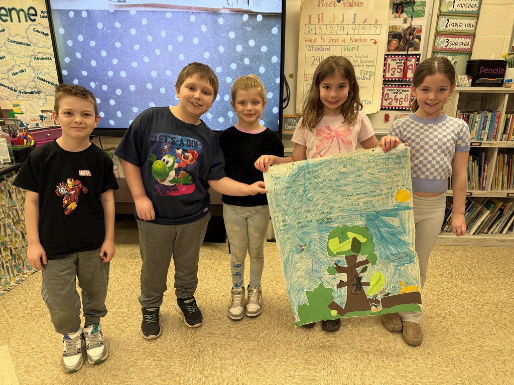 Mrs.Gamble’s Class had a fun time creating Rainforest Posters.