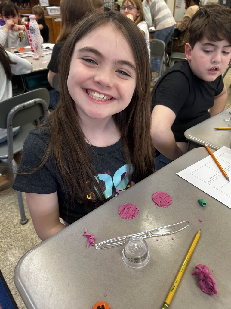 Mrs. Martin's math students explored fractions using Play-Doh