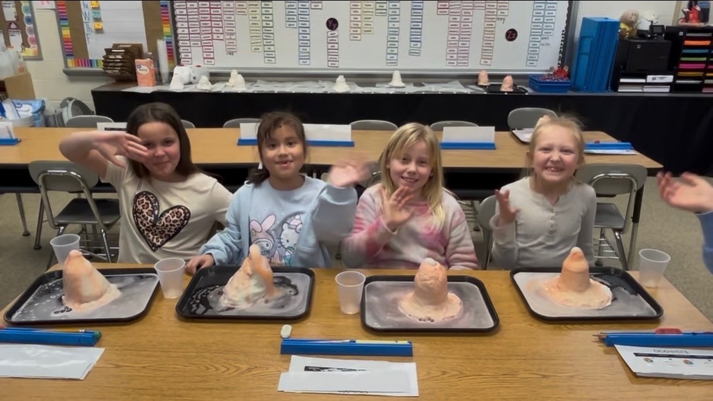 Our classroom has been buzzing with excitement lately! Students in Mrs. Acierto and Mrs. Harps’ class have been working incredibly hard learning all about volcanoes and 3D shapes. 🌋📐  They’ve been diving into hands-on activities to bring their learning to life. One of the highlights was creating their very own volcanoes using salt dough—then making them erupt using vinegar and baking soda! The room was filled with excitement as students watched their creations come alive.  We are so proud of their curiosity, creativity, and enthusiasm for learning!