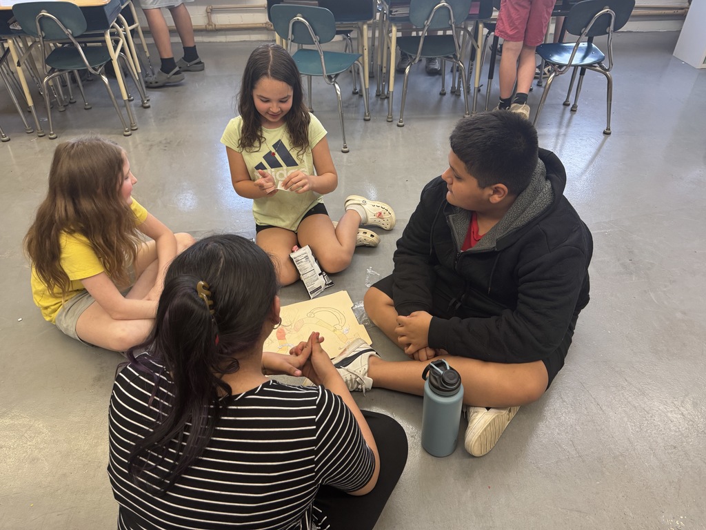 Fifth graders in Mrs. Valentine's science classes enjoyed a test-prep activity where they created unique board games based on topics learned this school year.  They then participated in a "Game Day" where they were able to play each other's games to review for the upcoming science test.