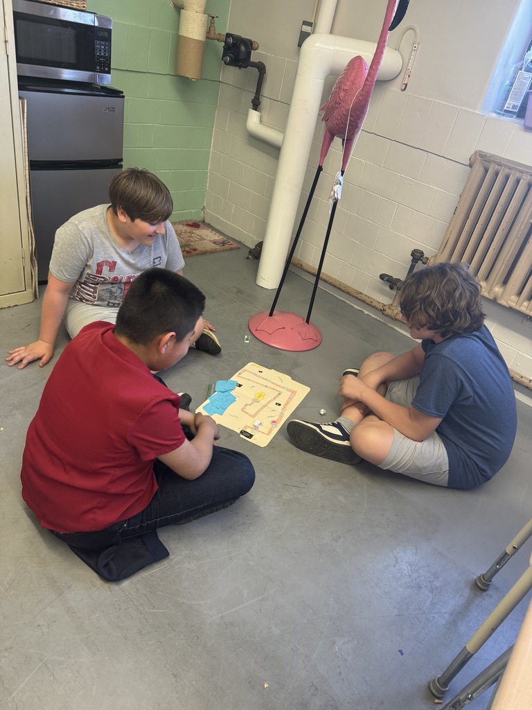 Fifth graders in Mrs. Valentine's science classes enjoyed a test-prep activity where they created unique board games based on topics learned this school year.  They then participated in a "Game Day" where they were able to play each other's games to review for the upcoming science test.